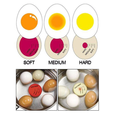 Egg Timer Perfect Color Changing Timer Yummy Soft Hard Boiled Eggs Cooking Kitchen Eco - Friendly Resin Egg Red Timer Tools - MyMobile