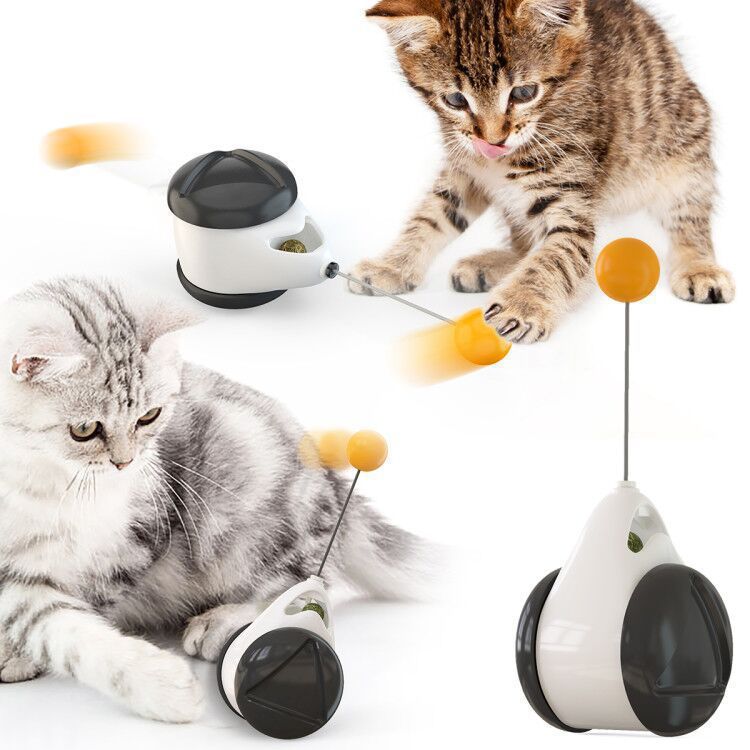 Electric Automatic Lifting Motion Cat Toy Teaser Ball Pet Supply Lifting Toys - MyMobile