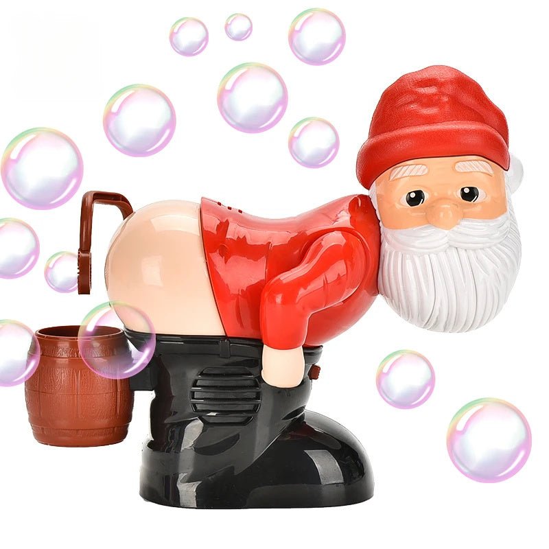 Electric Santa Claus Bubbles Machine Blowing Bubbles Music Light Entertainment Toy Christmas Gifts Christmas Decorations - MyMobile