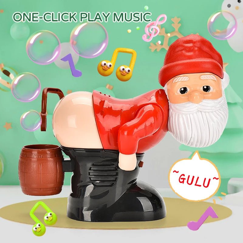 Electric Santa Claus Bubbles Machine Blowing Bubbles Music Light Entertainment Toy Christmas Gifts Christmas Decorations - MyMobile