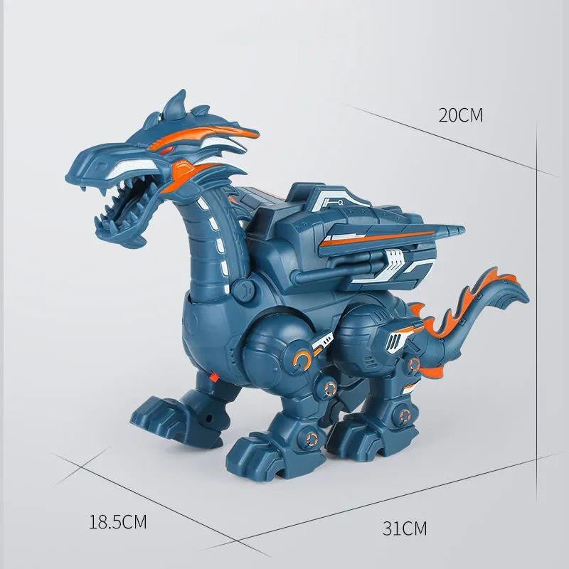 Electric Spray Mechanical Dinosaur Toy Model Multifunctional Sound And Light Toy - MyMobile