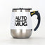 Electric Stainless Steel Rotating Mug, Magnetic Stirring Cup Coffee Cup - MyMobile