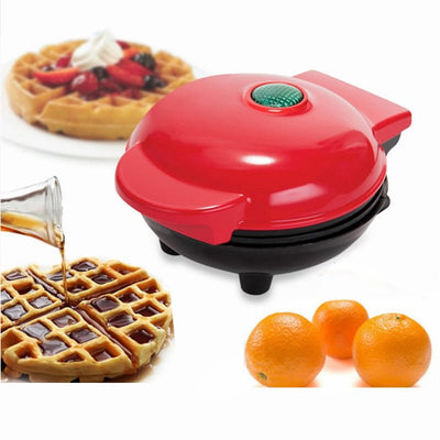 Electric Waffle Maker Machine EU Plug Mini Eggette Breakfast Pot Pan Bubble Egg Cake Oven Waffle Molds - MyMobile