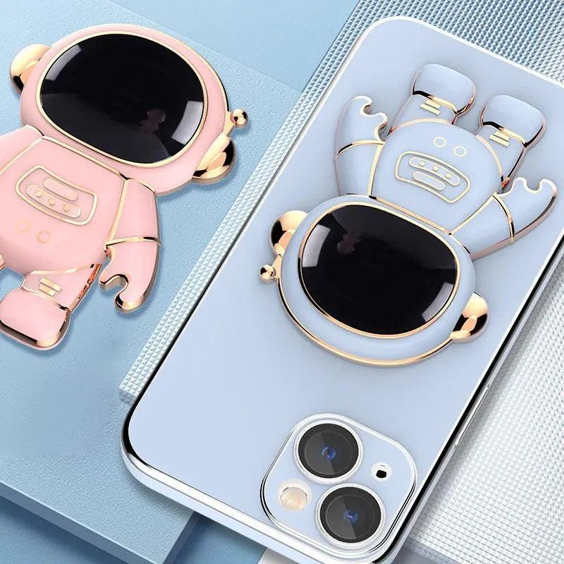 Electroplated Mobile Phone Bracket Protective Sleeve - MyMobile