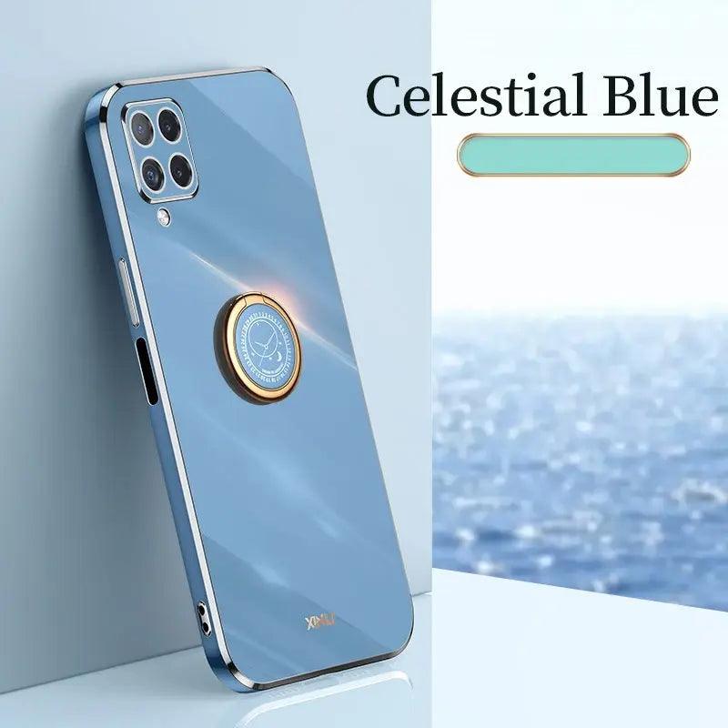 Electroplated Ring Bracket Mobile Phone Case - MyMobile