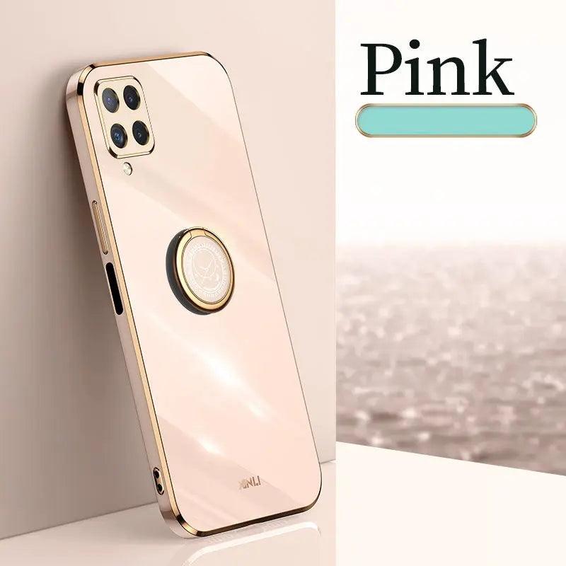 Electroplated Ring Bracket Mobile Phone Case - MyMobile