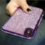 Electroplated Silicone Phone Case With Glitter Powder Side Drill - MyMobile