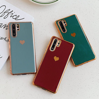 Electroplating love phone case For Huawei Mate 30 - MyMobile