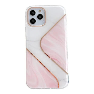 Electroplating mosaic marble phone case - MyMobile