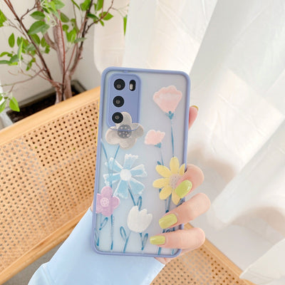 Embossed flower phone case For Huawei P 40 - MyMobile