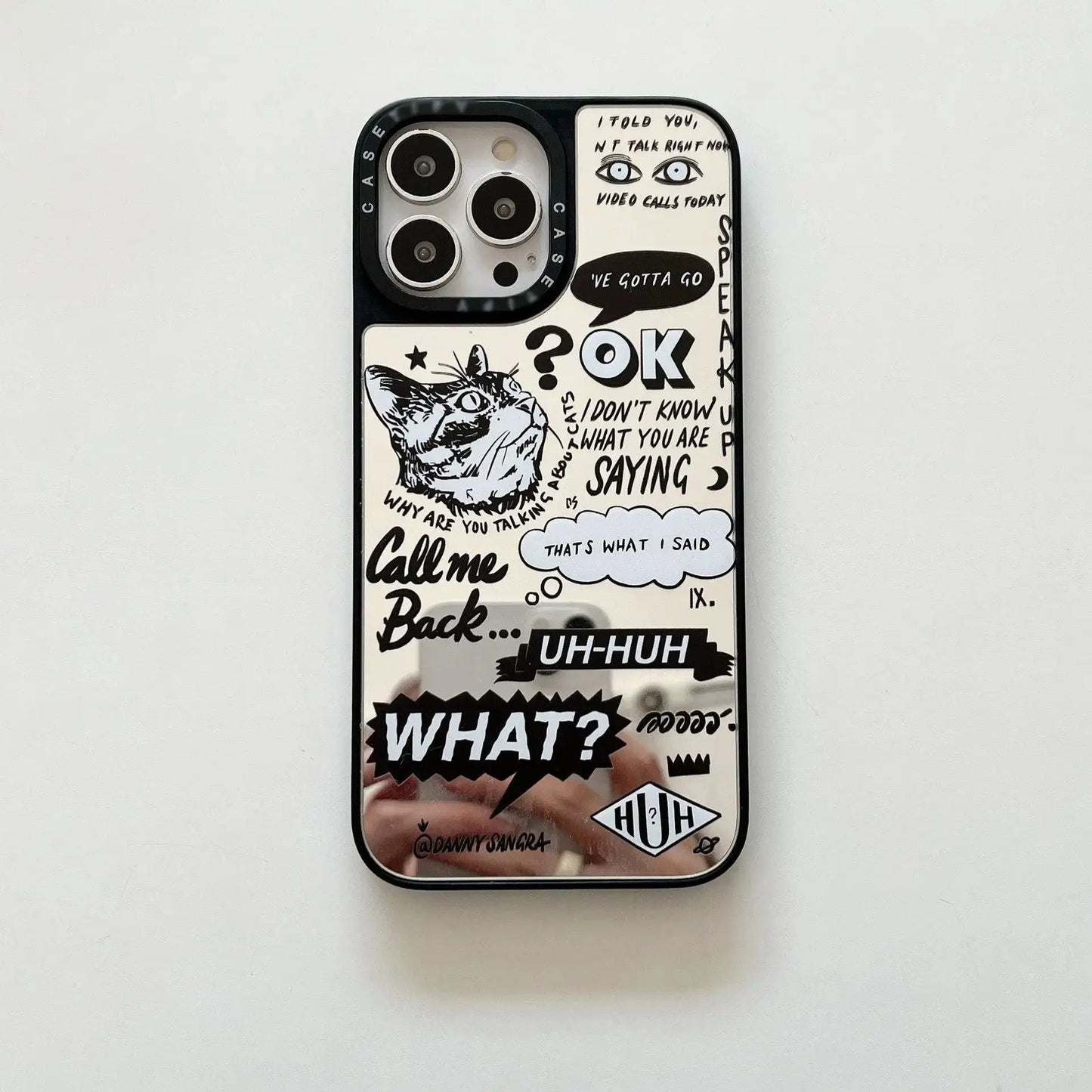 English Graffiti Cat Suitable Phone Case - MyMobile