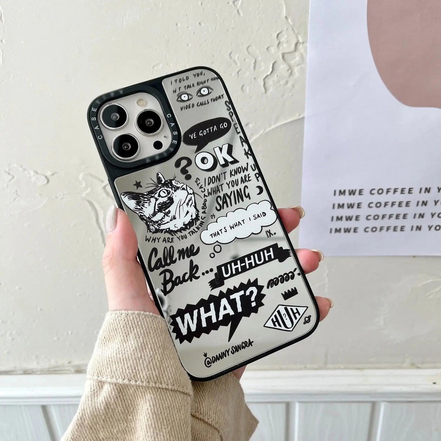 English Graffiti Cat Suitable Phone Case - MyMobile