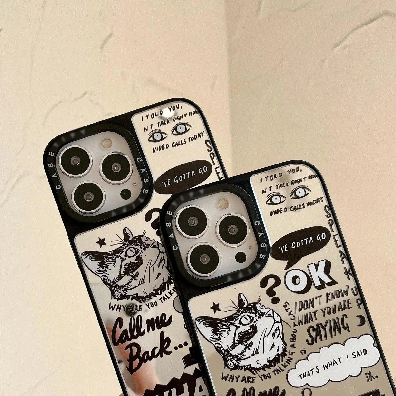 English Graffiti Cat Suitable Phone Case - MyMobile