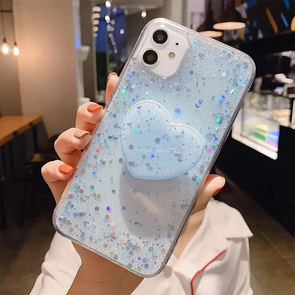 Epoxy sequin holder mobile phone case - MyMobile