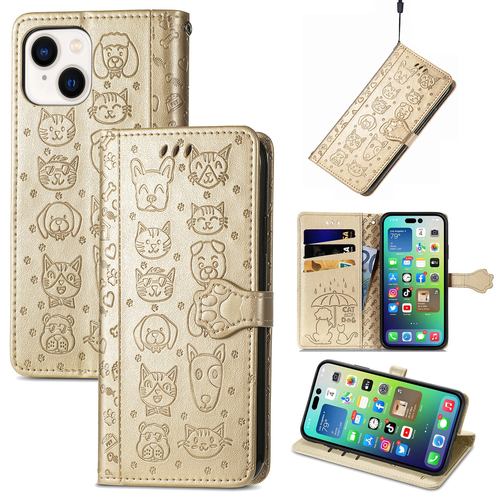 Suitable For IPhone16 Mobile Phone Leather Case - MyMobile