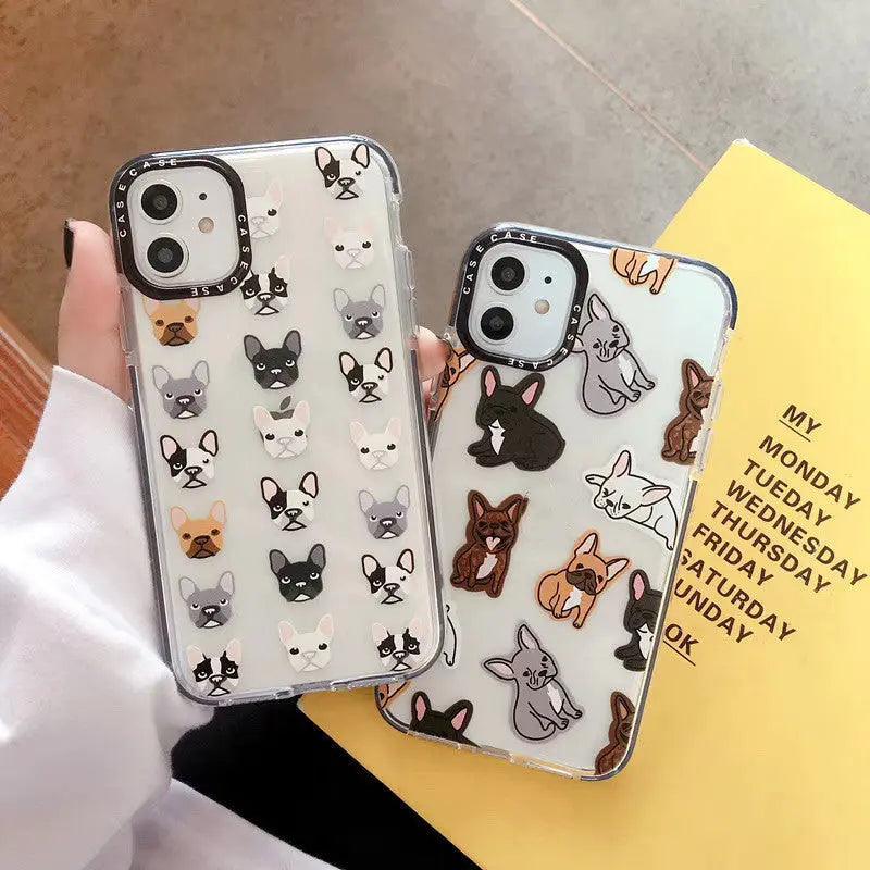 Cartoon Puppy Mobile Phone Case Transparent Soft Shell Online Only