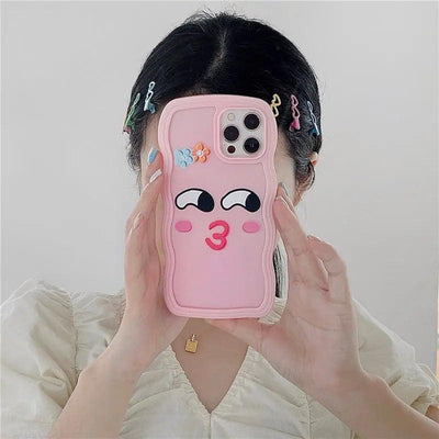 Personalized Funny Funny Expression Mobile Phone Shell Wavy Edge CANON