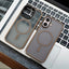 Magnetic Phone Case Semi-transparent Skin-friendly Frosted Titanium Gold Original Shell For iPhone 16