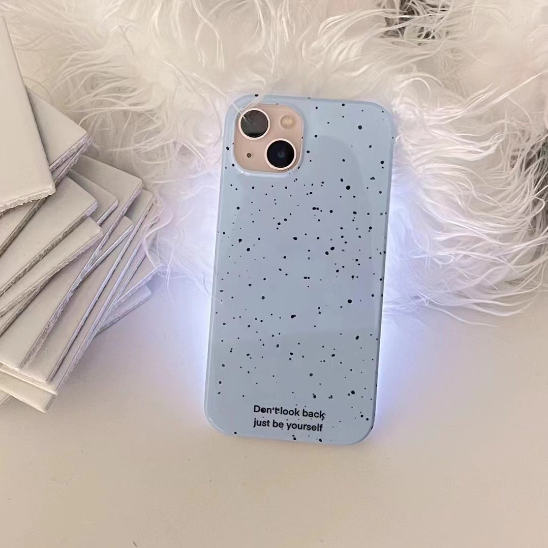 Simple Cream Splash Ink Mobile Phone Case For iPhone 14