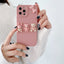 Women's Fashion Three-dimensional Doll Bear Decorative Phone Case Protective Cover For iPhone 14