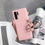 Liquid Silicone Mobile Phone Case Protective Cover Drop For Huawei P30