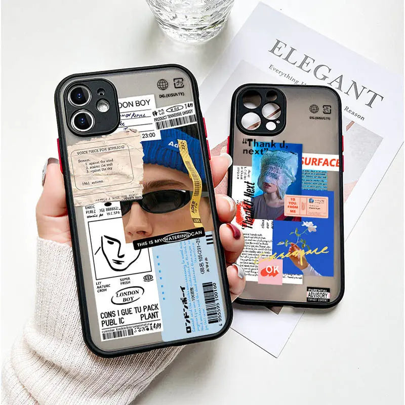 Trendy Personality Label Silicone Eagle Eye Fine Hole Mobile Phone Case Online Only