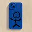 Klein Blue Silicone Protective Phone Case For iPhone 14