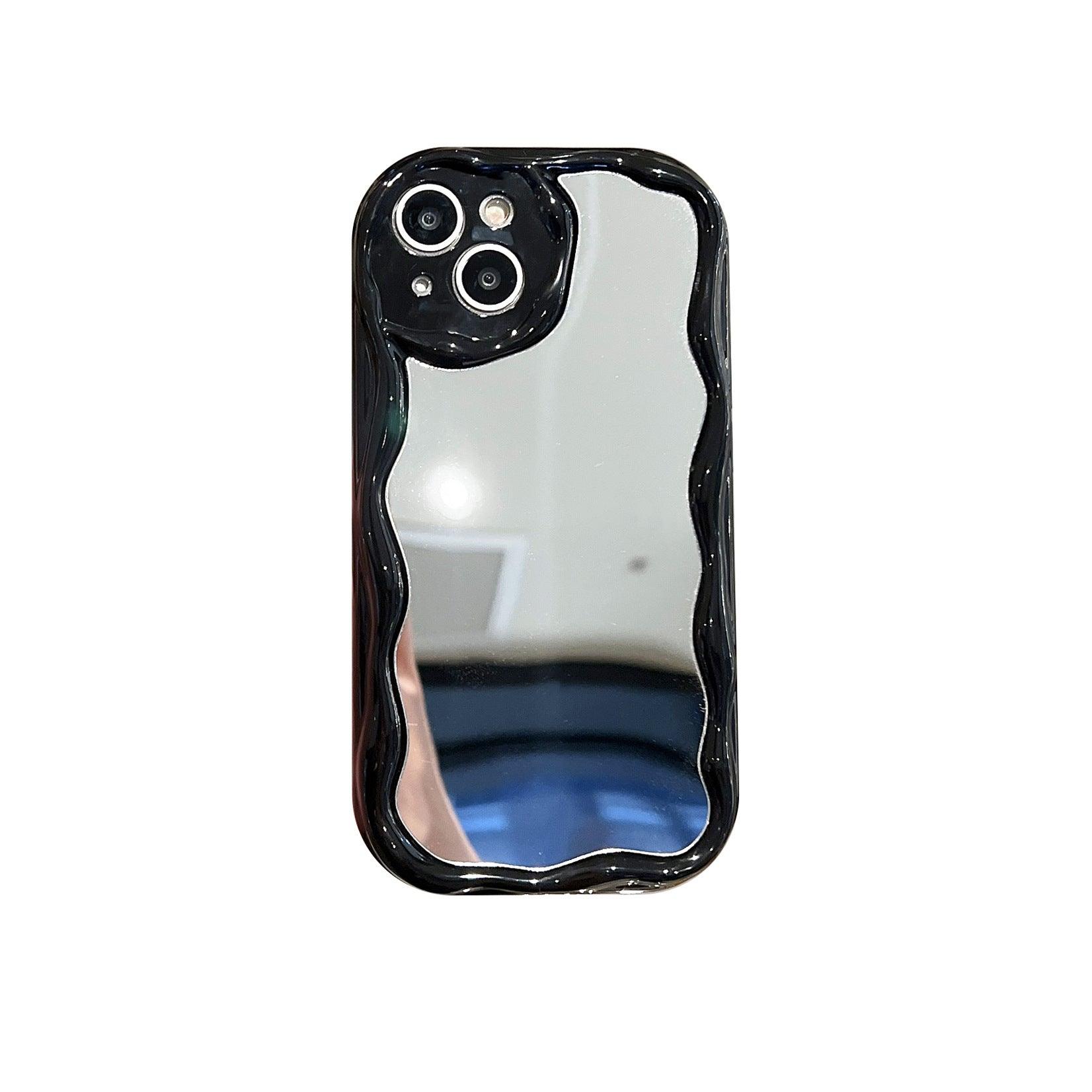 Cream Pattern Mirror Phone Case Drop-resistant Transparent Case For iPhone 12, 13, 14 - MyMobile