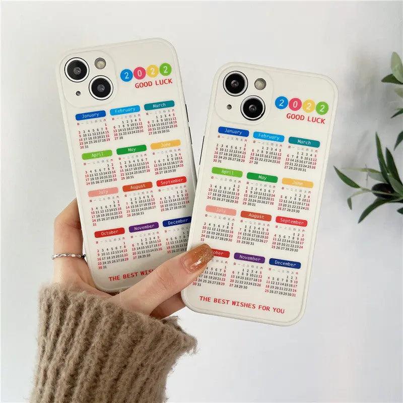 Simple Creative Calendar Printing Mobile Phone Case Online Only