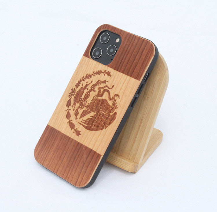 Wooden Mobile Phone Case Personality Protective Cover For iPhone 12, 13 - MyMobile