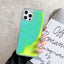 Plastic Luminous Glitter Powder Quicksand Phone Case For iPhone 14