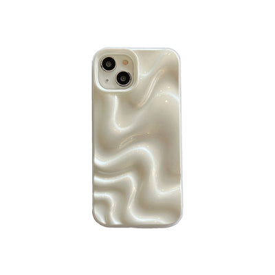 Three-dimensional Pleated Water Ripple Phone Case For iPhone 16