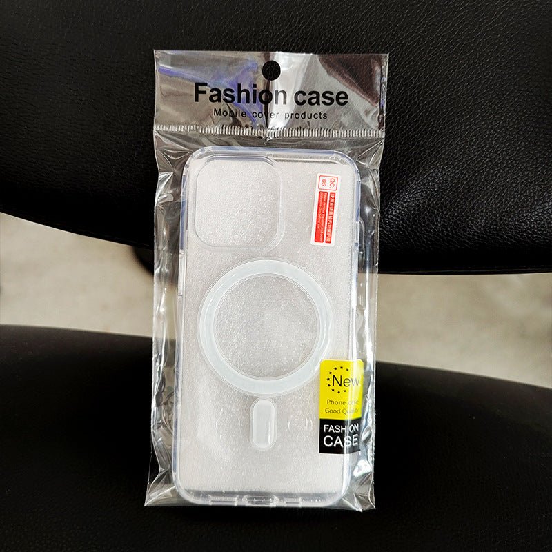 Fashion Transparent Acrylic Magnetic Suction Shell For iPhone 16 - MyMobile