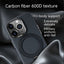 Carbon Fiber Magnetic Bracket Phone Case For iPhone 15