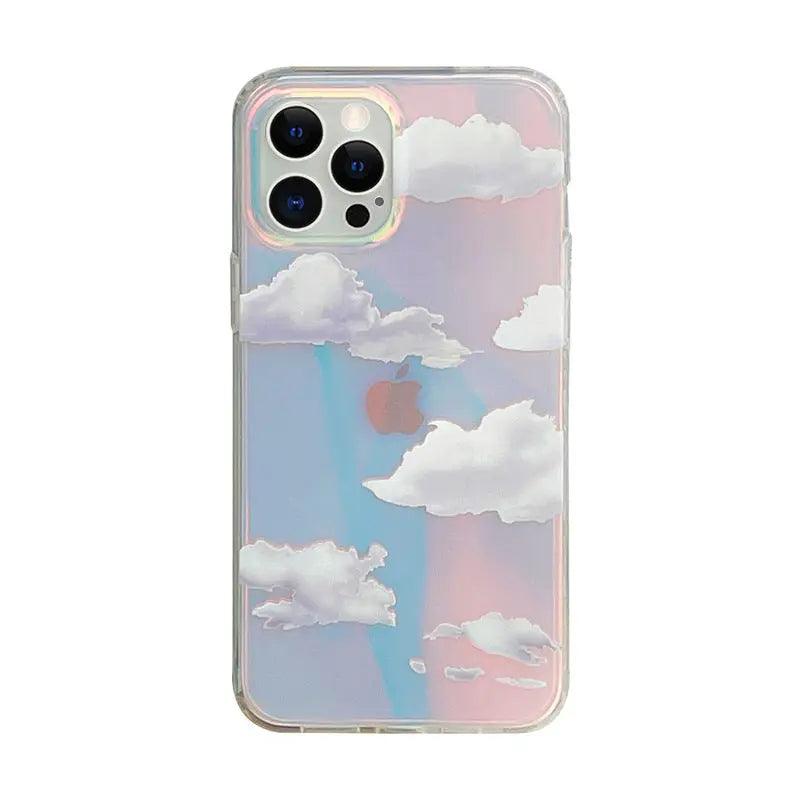 Laser Cloud Transparent Mobile Phone Case - MyMobile