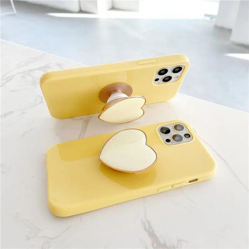 Mobile Phone Case Solid Color Silicone Online Only