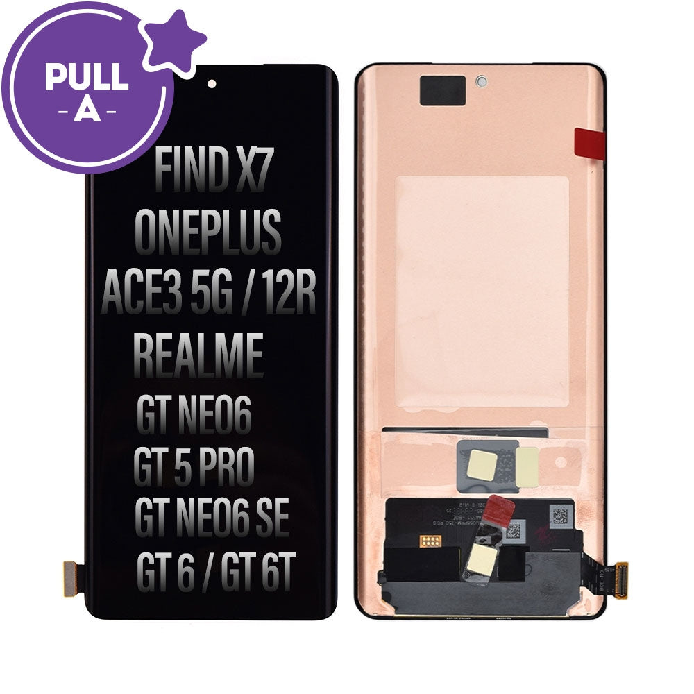 OLED Screen Digitizer Replacement for OPPO Find X7 / OnePlus 12R 5G / ACE 3 5G / Realme GT 5 Pro / GT Neo6 SE / GT 6 / GT 6T / GT Neo6 (PULL-A)