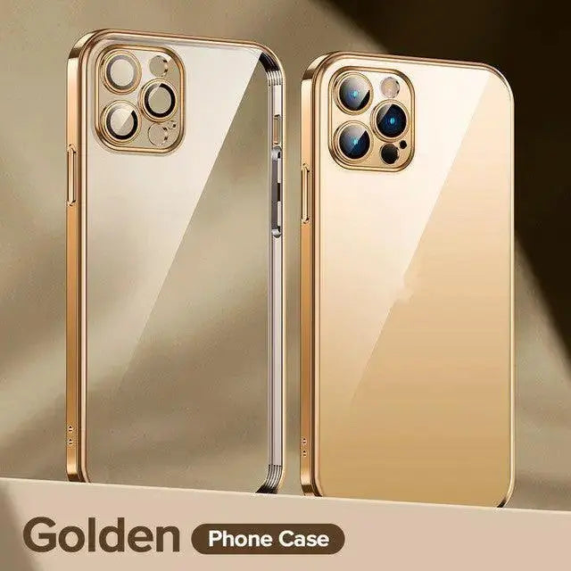 Fine Hole Soft Electroplating All Inclusive Lens Mobile Phone Case - MyMobile