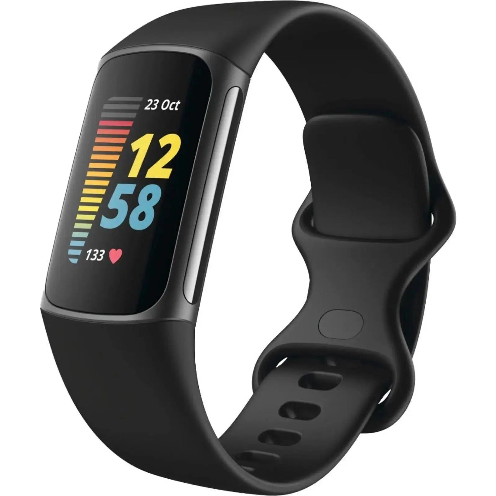 Fitbit Charge 5 Tracker Soft Graphite w Black Band - MyMobile