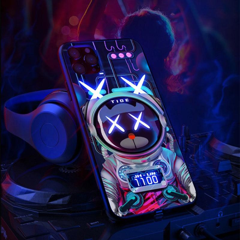 Flashing Shell Voice - activated Luminous Mobile Phone Case - MyMobile