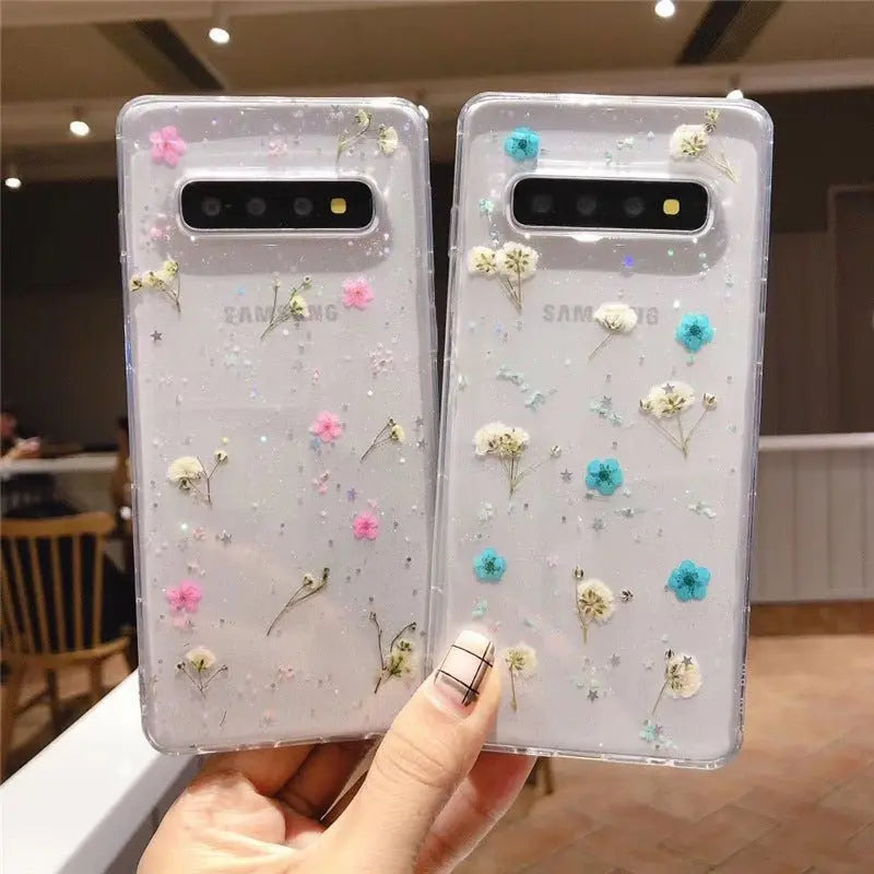 Floral Epoxy Phone Case For Samsung Galaxy A Series - MyMobile