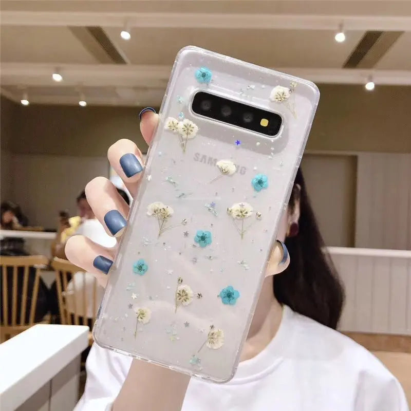 Floral Epoxy Phone Case For Samsung Galaxy A Series - MyMobile