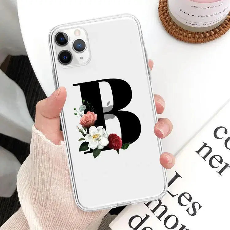 Flower alphabet mobile phone case - MyMobile