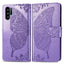 Flower Butterfly Embossed Leather Case For Samsung Galaxy S20 - MyMobile