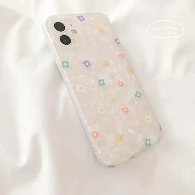 Flower Phone Case Shell Pattern All Inclusive - MyMobile