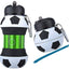 Football Soccer Silicone Water Bottle with Straw Foldable Collapsible Travel Non - toxic Bottles Innovating Camping - MyMobile