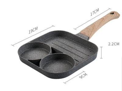 Four Hole Omelette Pan, Non - stick Pan - MyMobile