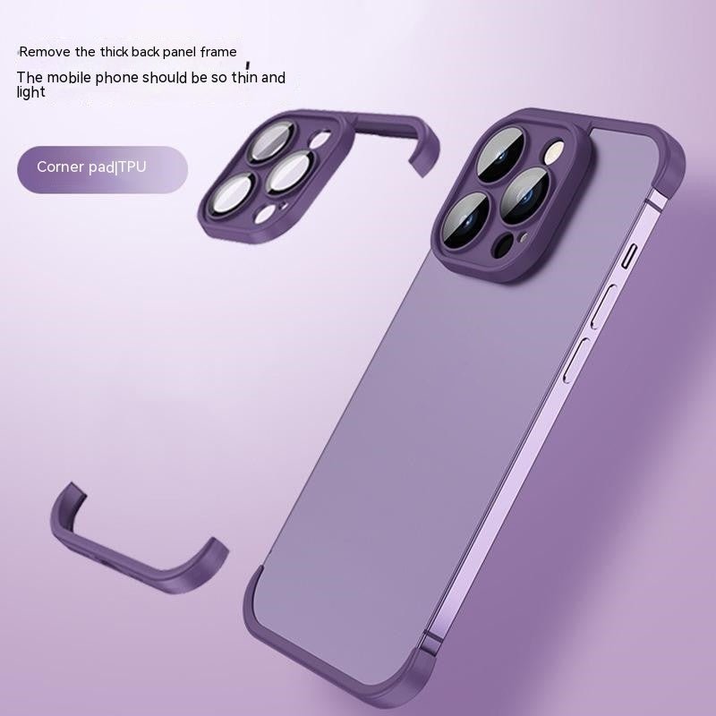 Frameless Bumper Lens Protector Drop - resistant Ultra - thin Mobile Phone Bare Case For iPhone 15 - MyMobile