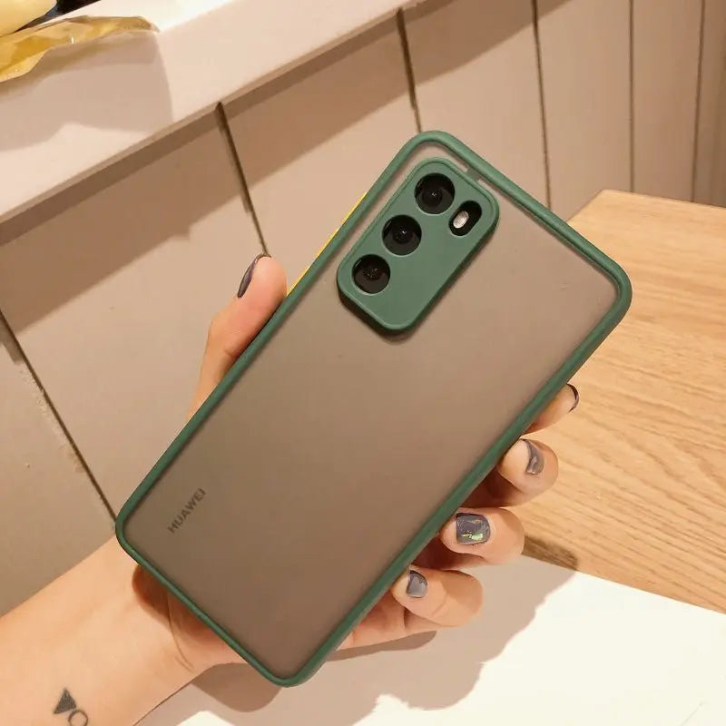 Frosted color contrast phone case For Huawei P40 - MyMobile