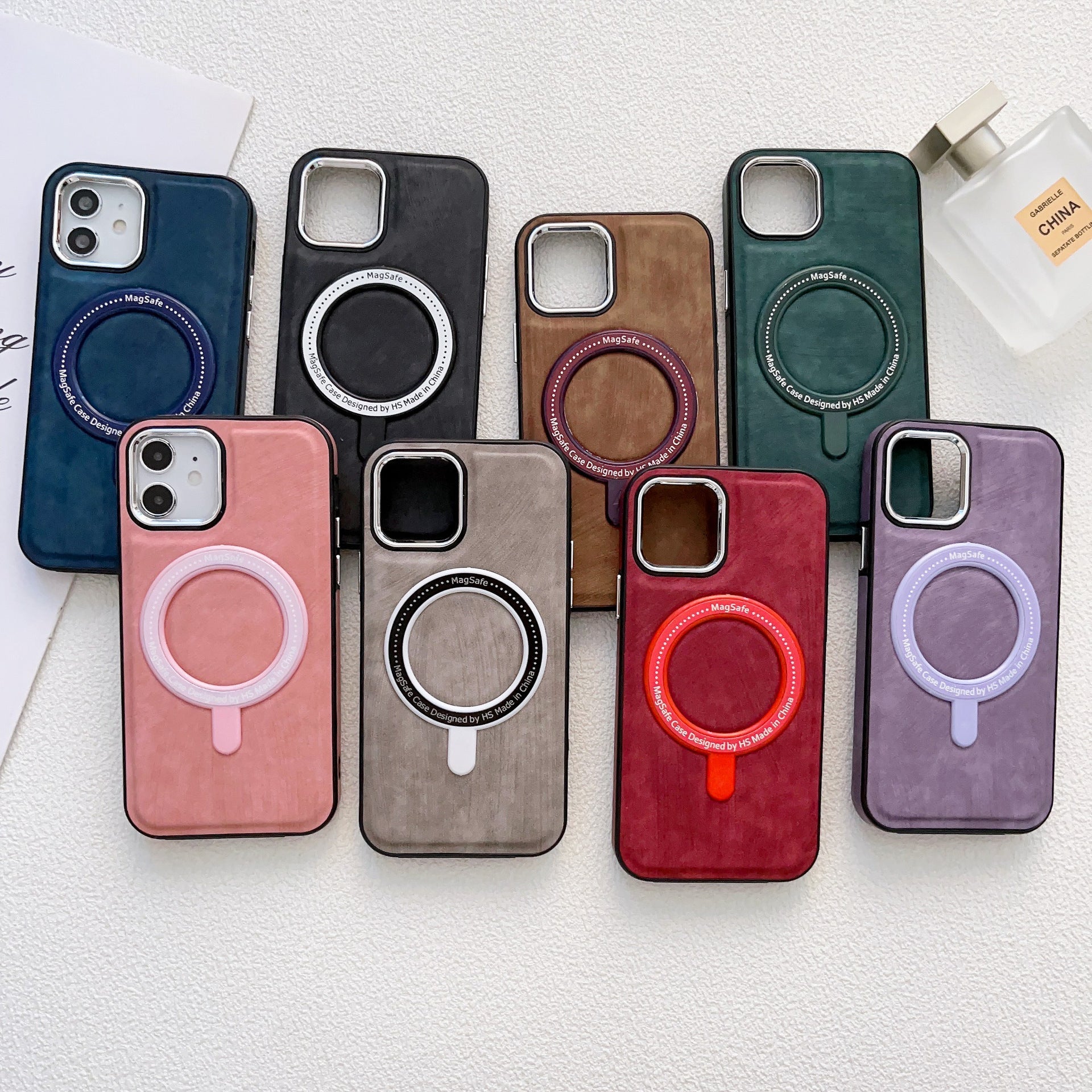 Frosted Solid Color Magnetic Phone Case For iPhone 14 - MyMobile